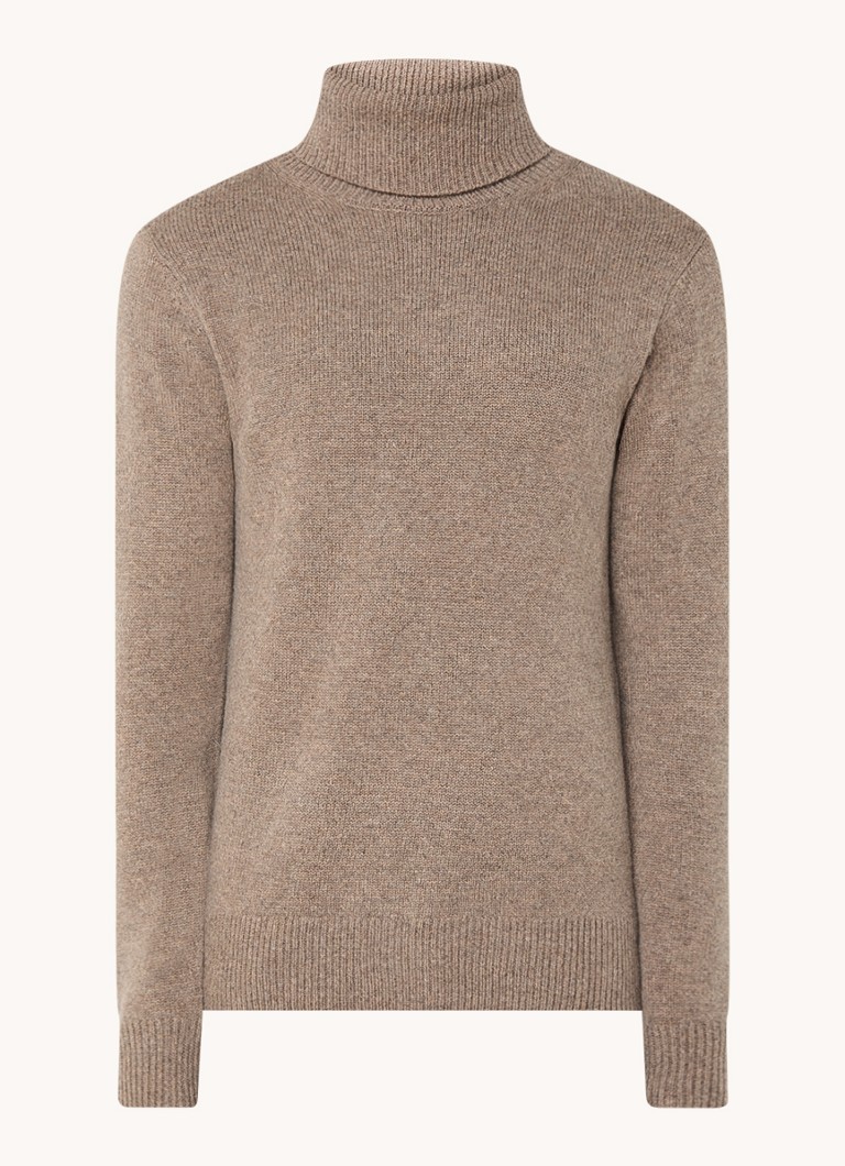 Sandro Fine-knit turtleneck in cashmere blend
