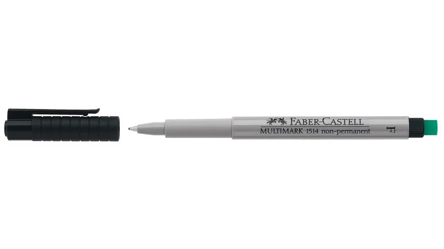 FABER-CASTELL CD-Marker Castell Multi F fein wasserlöslich schwarz