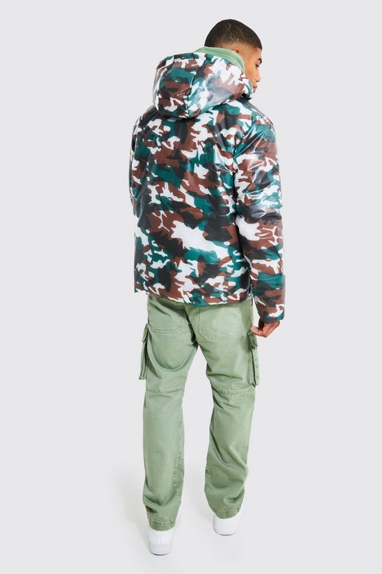 Camouflage Steppjacke