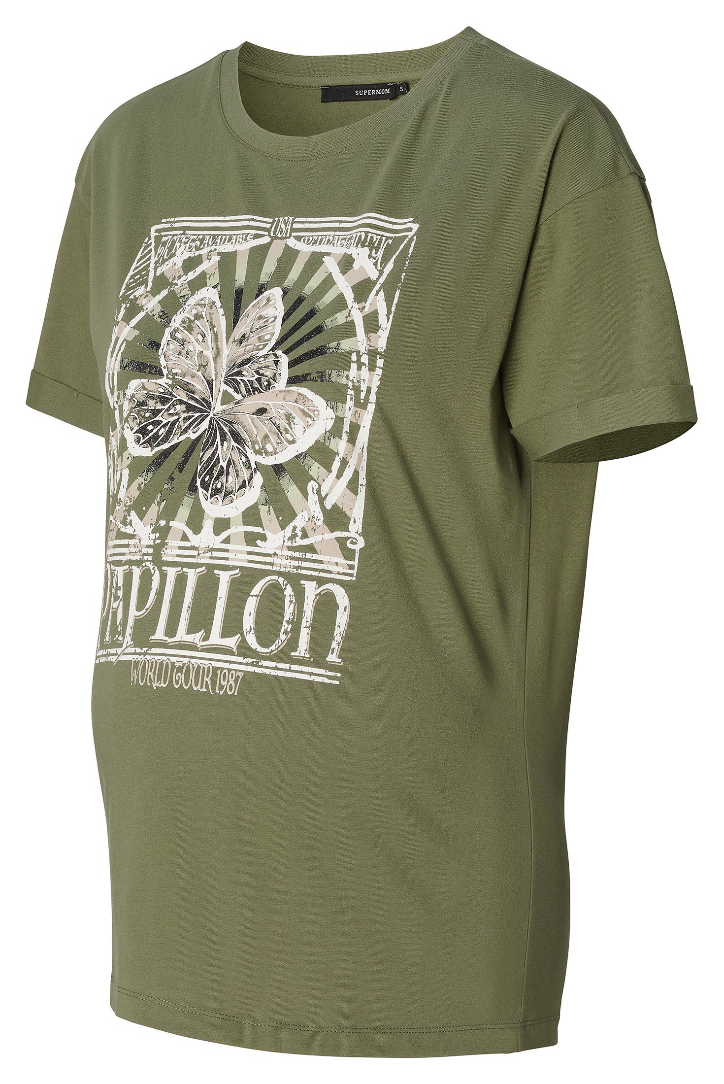 Supermom Umstandsshirt Supermom T-shirt Evergreen (1-tlg)