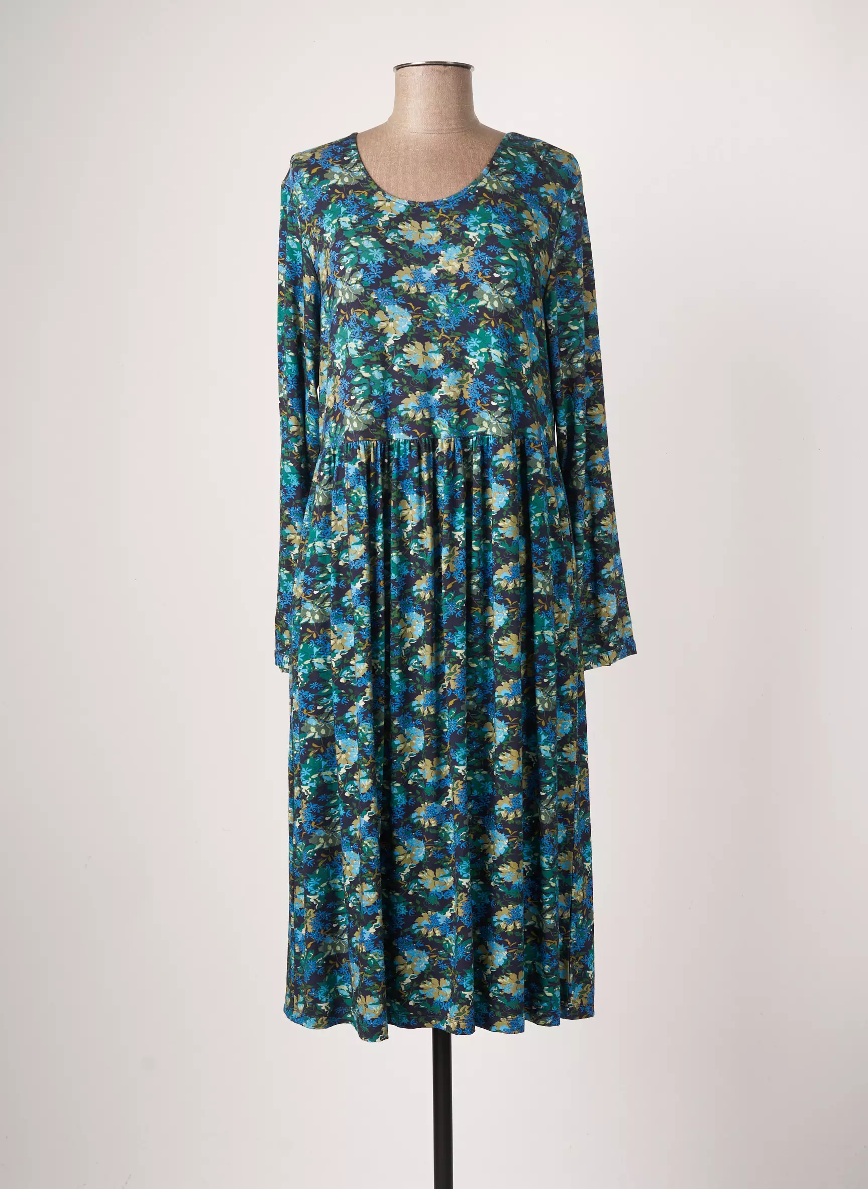 Agathe   Louise Robes Mi Longues Femme couleur vert