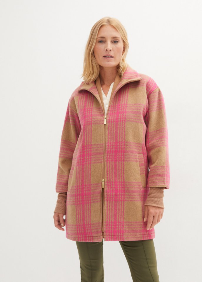 Long-Jacke kariert