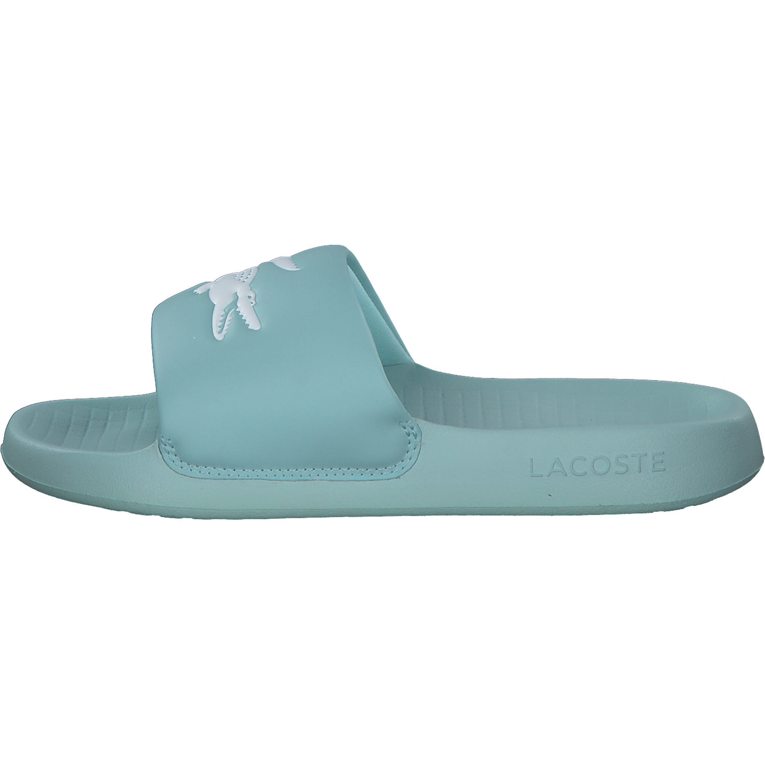 Lacoste Croco 1.0 45CFA0002, Badeschuhe, Damen, turquoise/white