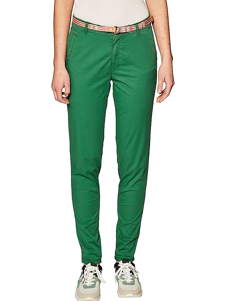ESPRIT Chino - Slim fit - in Grün günstig kaufen 36
