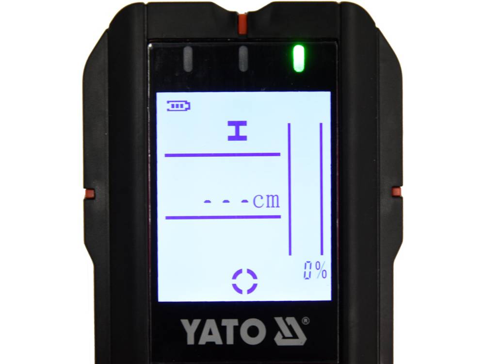 yato Yato Ortungsgerät für Stromleitungen, Metall, Baumaterialien, Feuchtigkeitsmesser 4in1