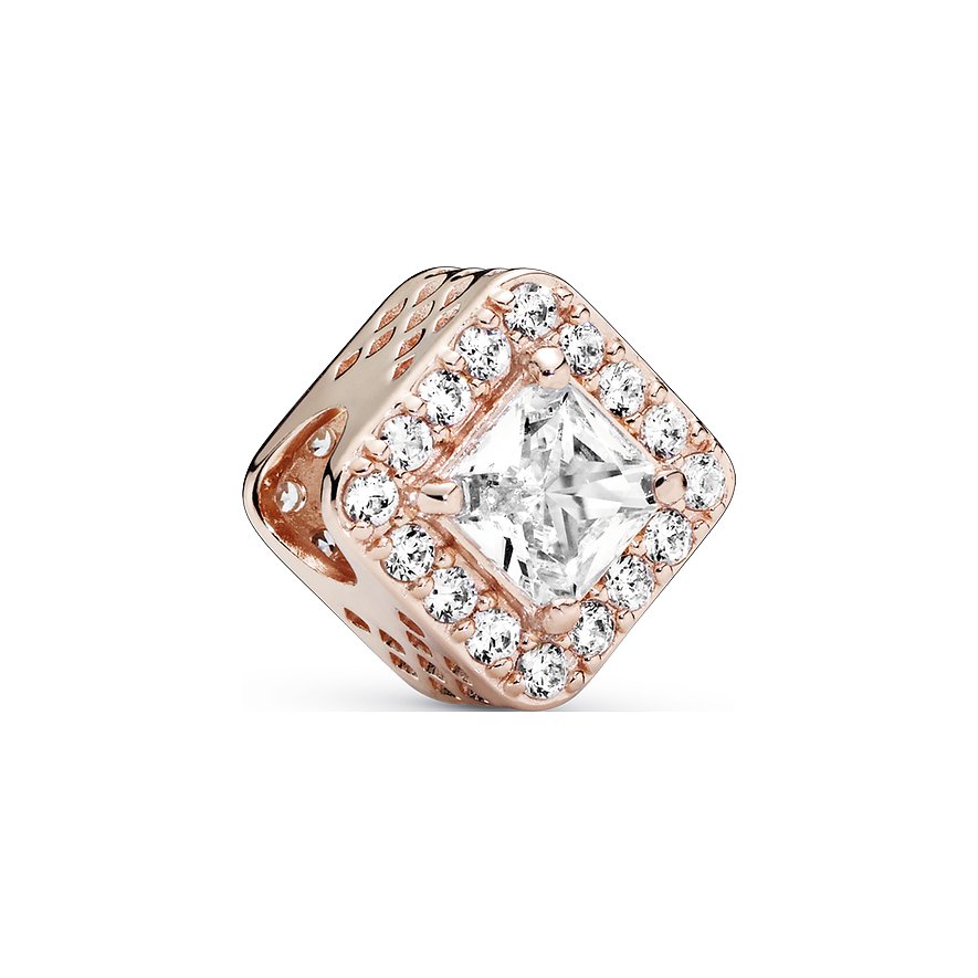 Pandora Charm Timeless Quadratischer funkelnder Strahlenkranz