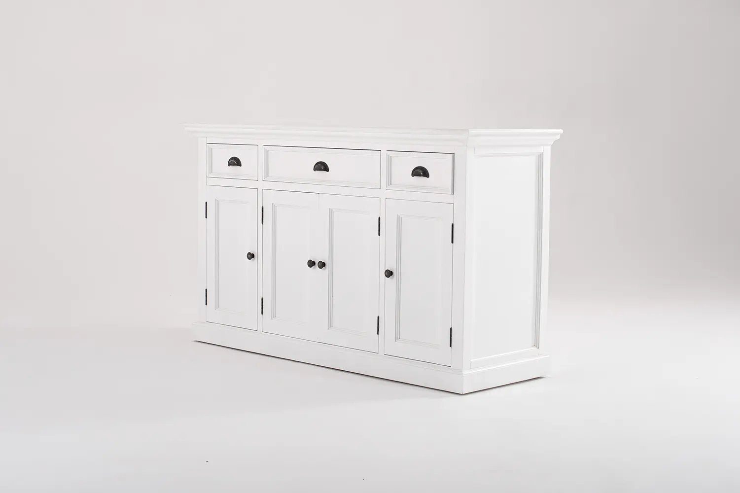 Novasolo Buffet Halifax Buffetschrank mit 4 Türen und 3 Schubladen