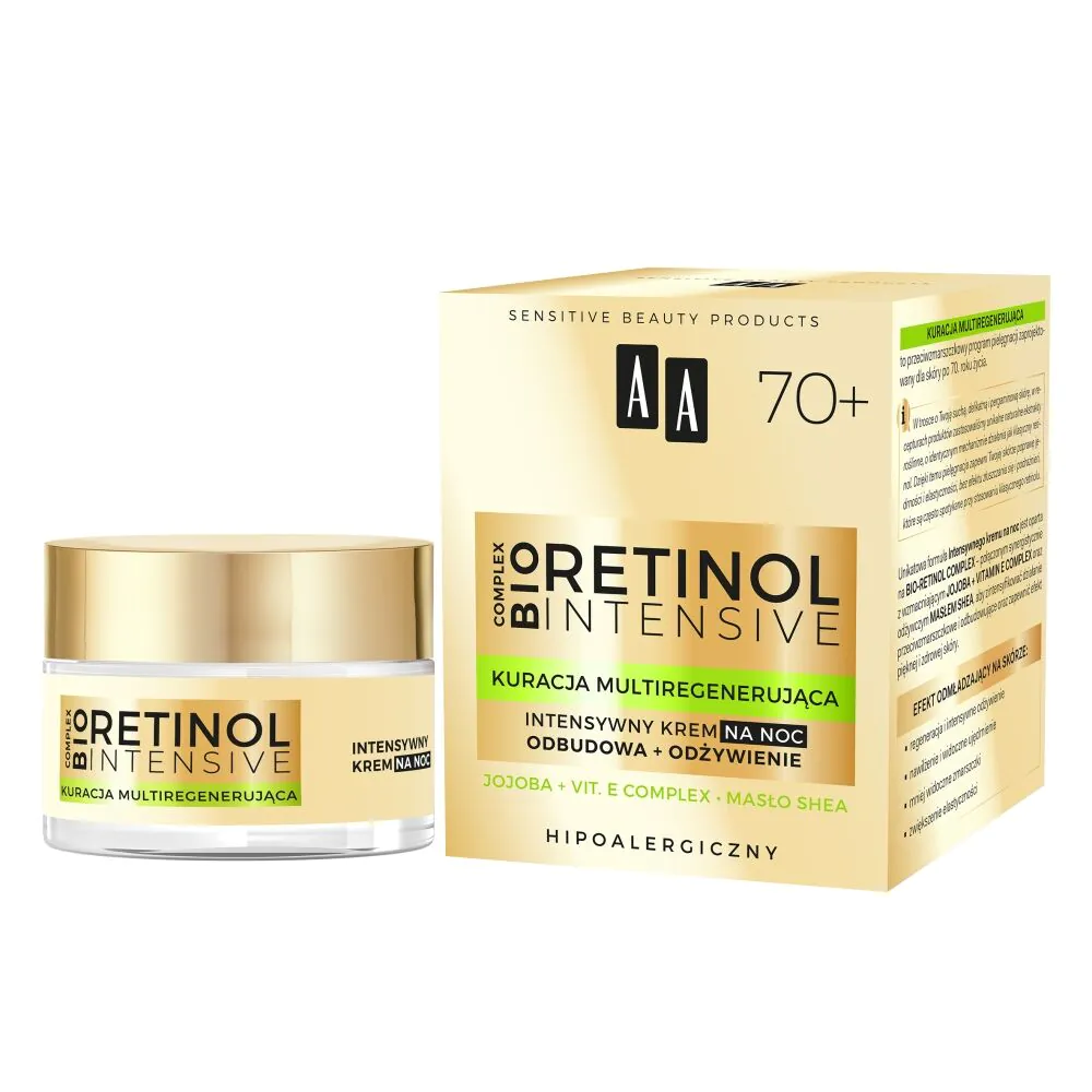 AA Retinol Intensive 70+ Multi-regenererende behandling intensiv natcreme