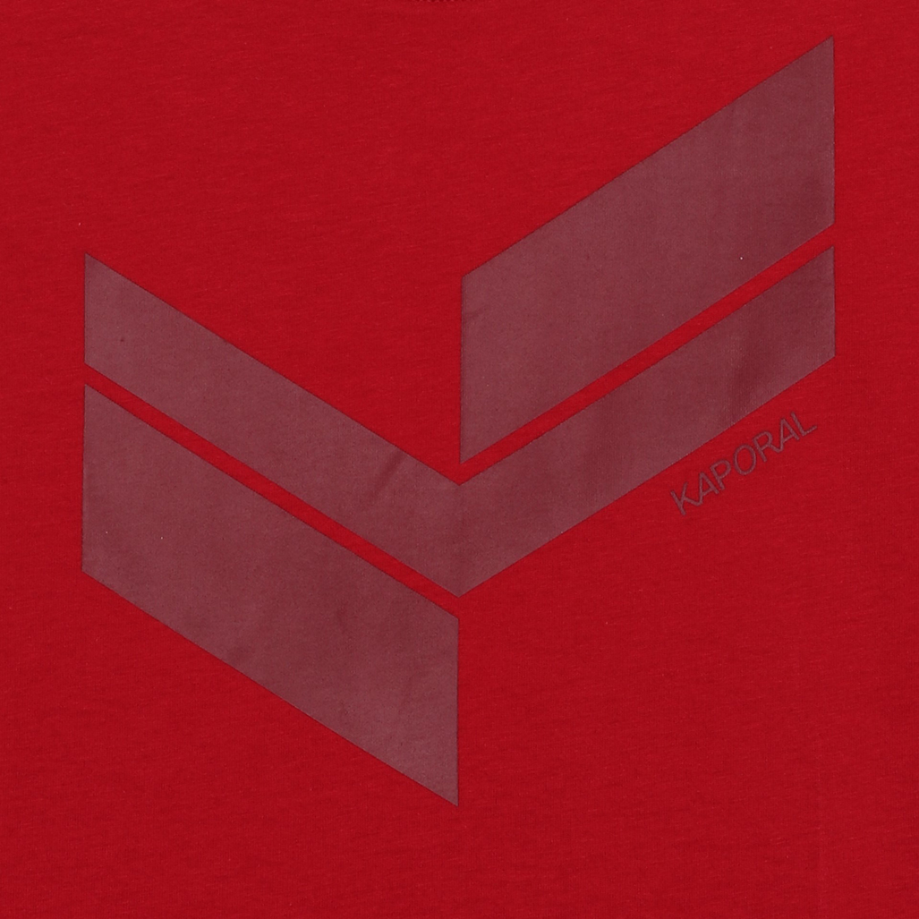 PIERO  T-shirt rouge Garçon en 100% coton