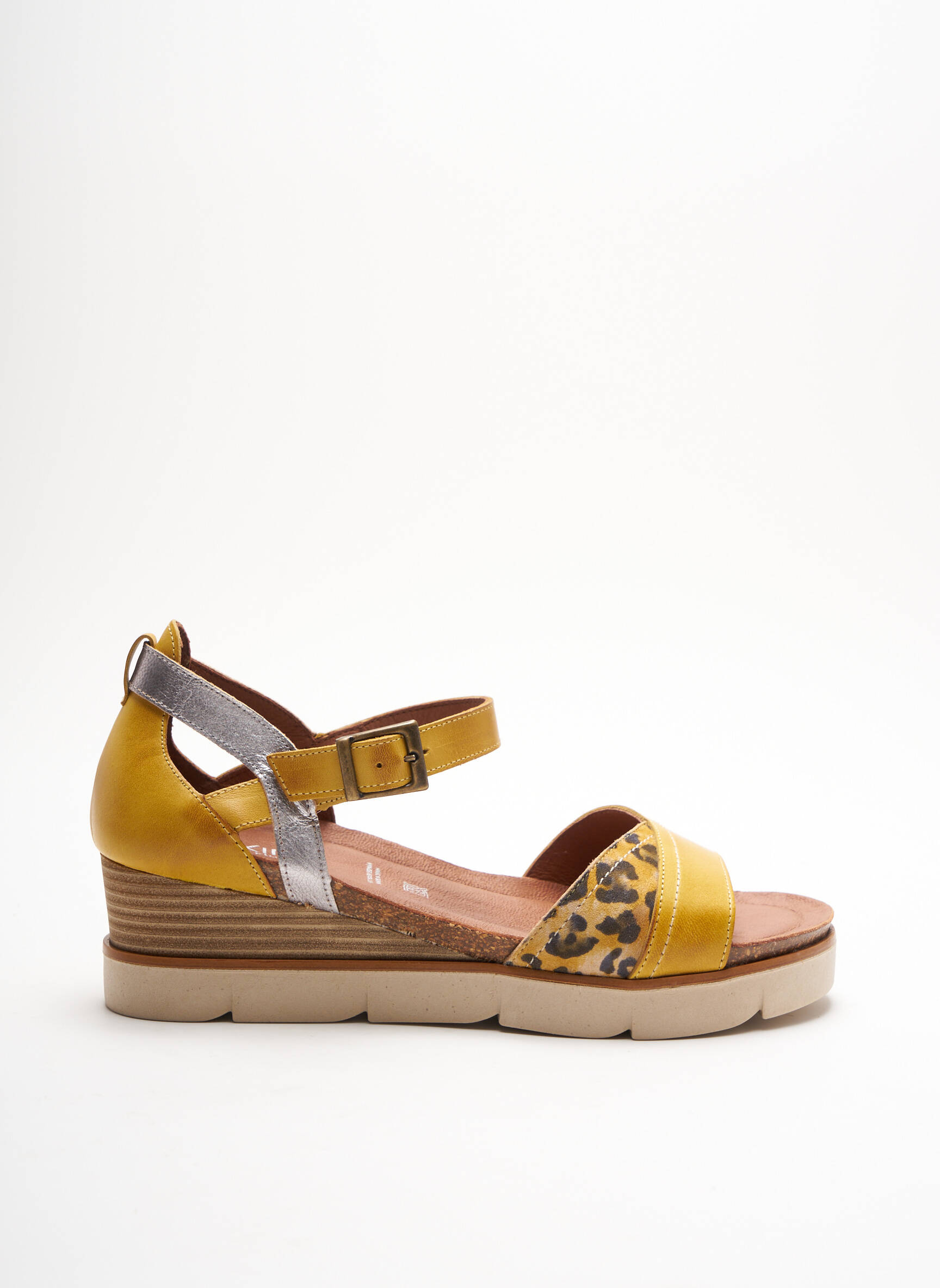 Dorking Sandales Nu Pieds Femme couleur jaune