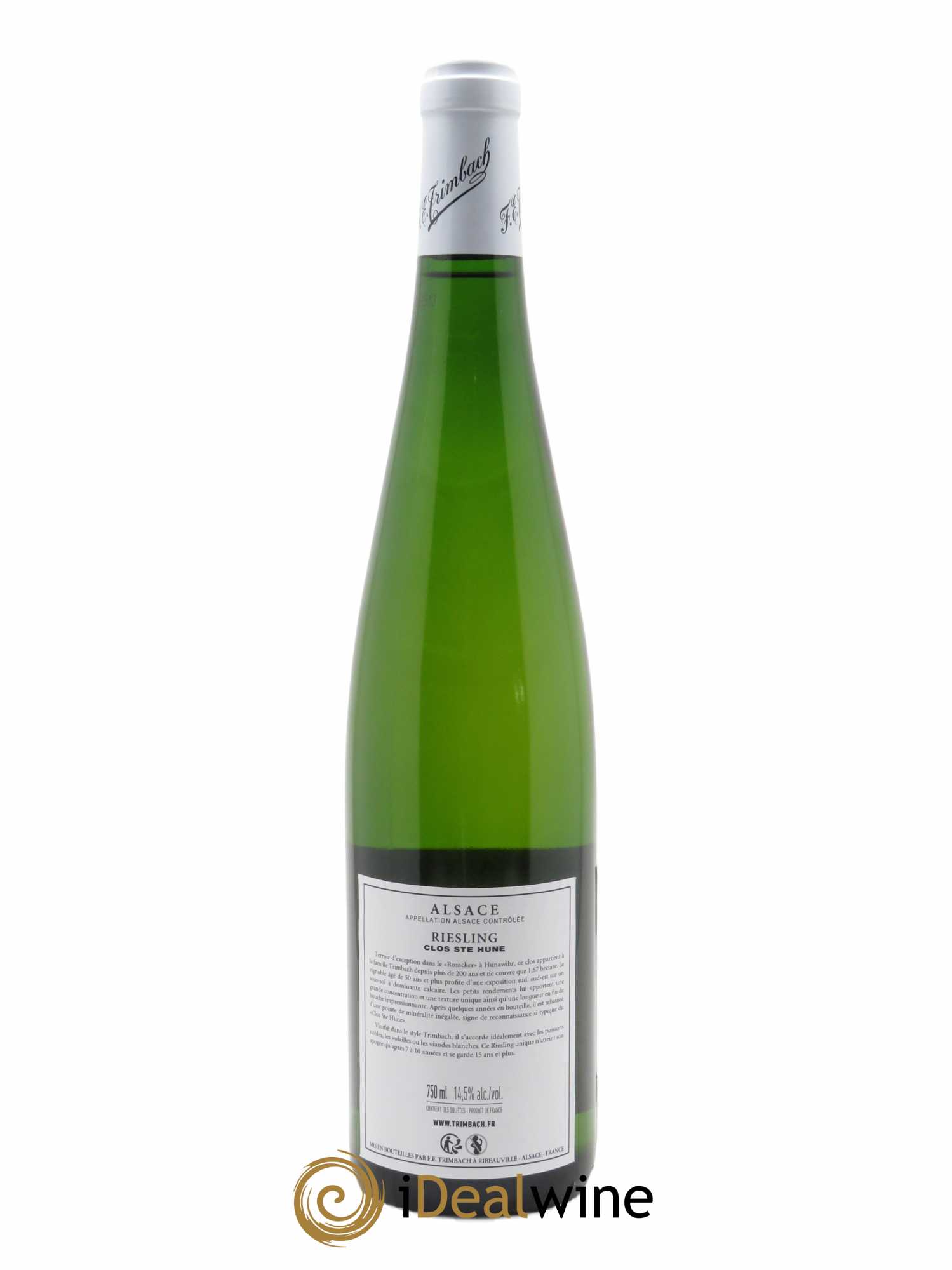Riesling Clos Sainte-Hune Trimbach (Domaine)  2015 - Lot de 1 Bouteille