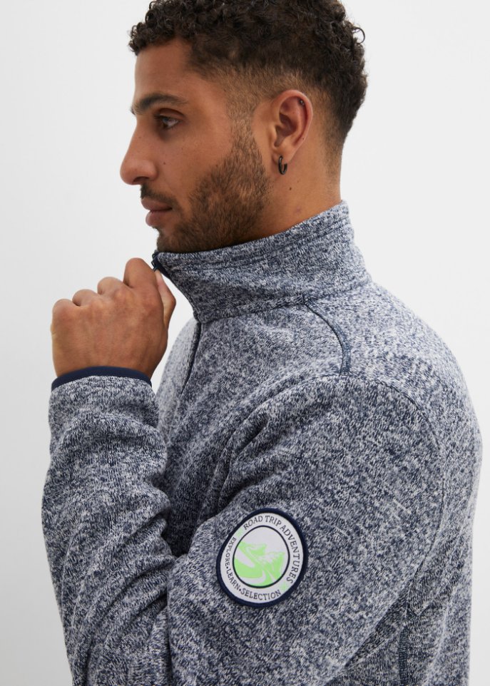Strickfleecejacke