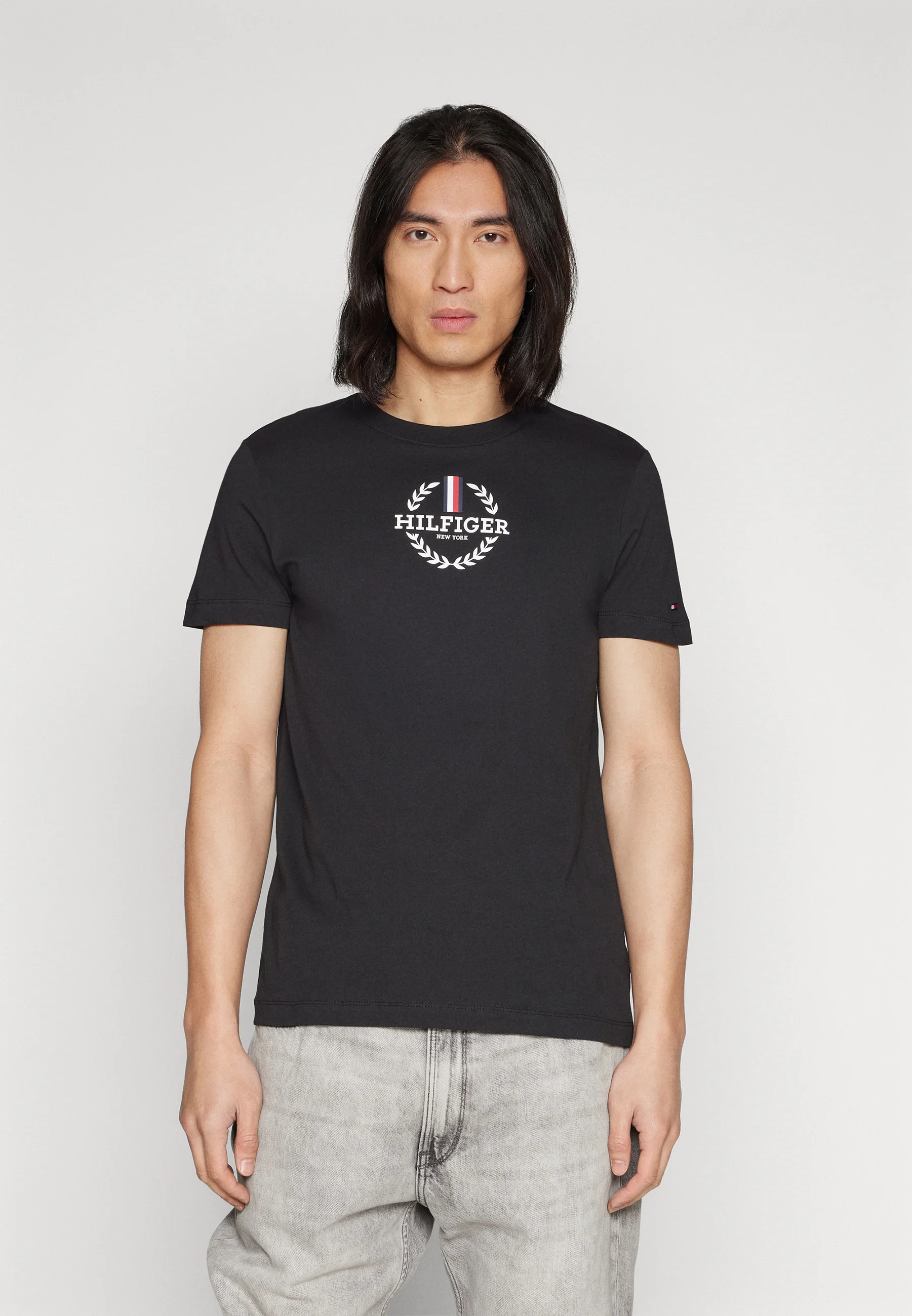 Tommy Hilfiger GLOBAL STRIPE WREATH TEE - Camiseta con estampado