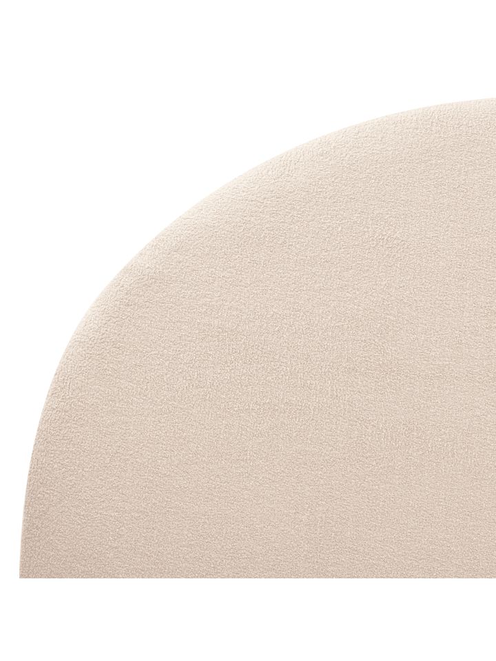 Beliani Doppelbett MILLAY in Beige/Heller Holzfarbton/Schwarz günstig kaufen onesize