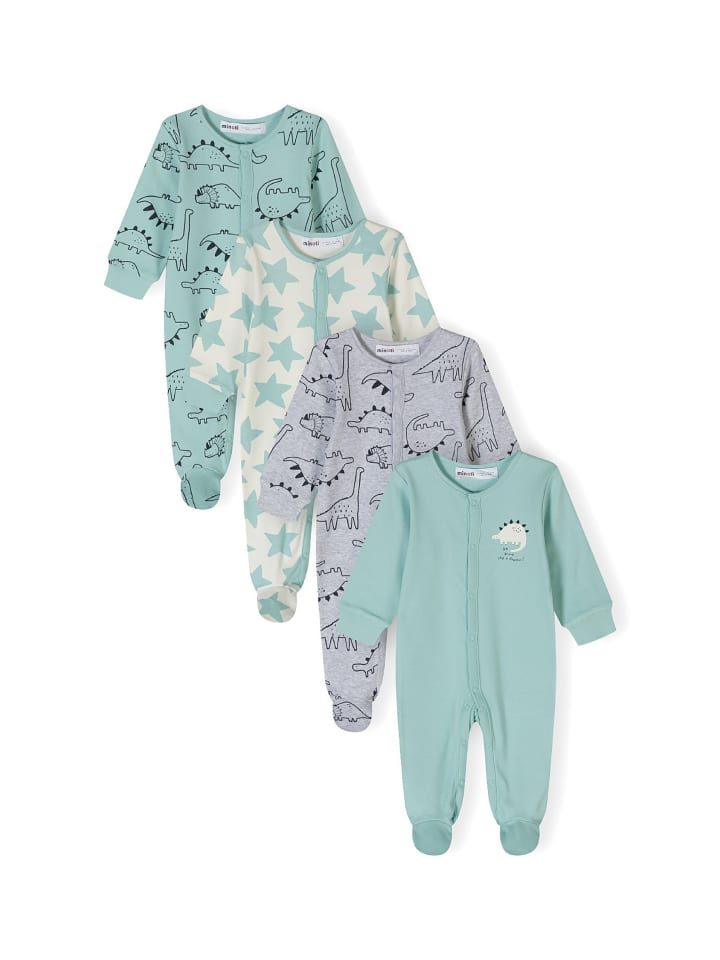 Minoti 4er. Set: Strampler 24babypack1 in mint günstig kaufen