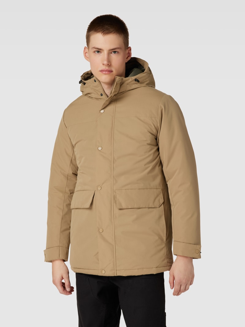 Parka mit Kapuze Modell 'CHAMP' in beige