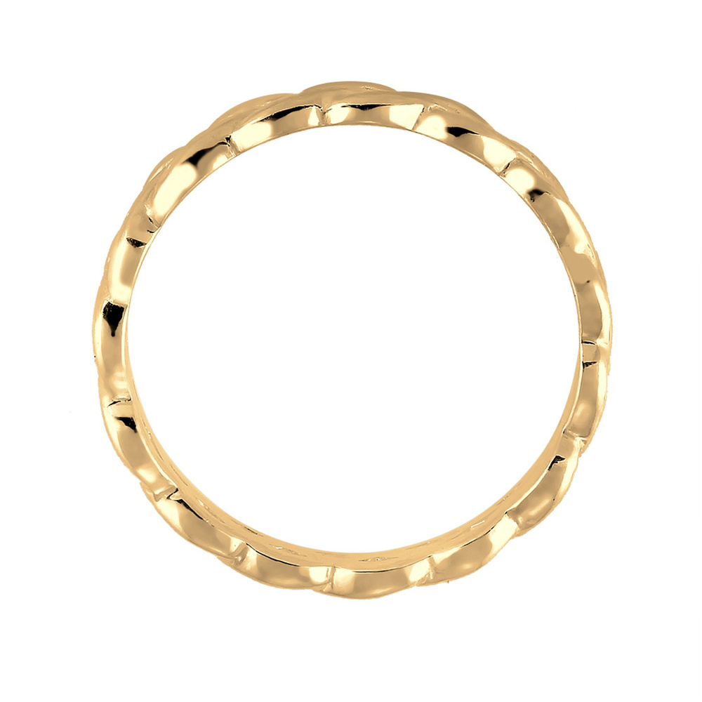 Elli Elli Bague Femmes Tressé Infini Nœud Tendance en Argent Sterling 925 Bague