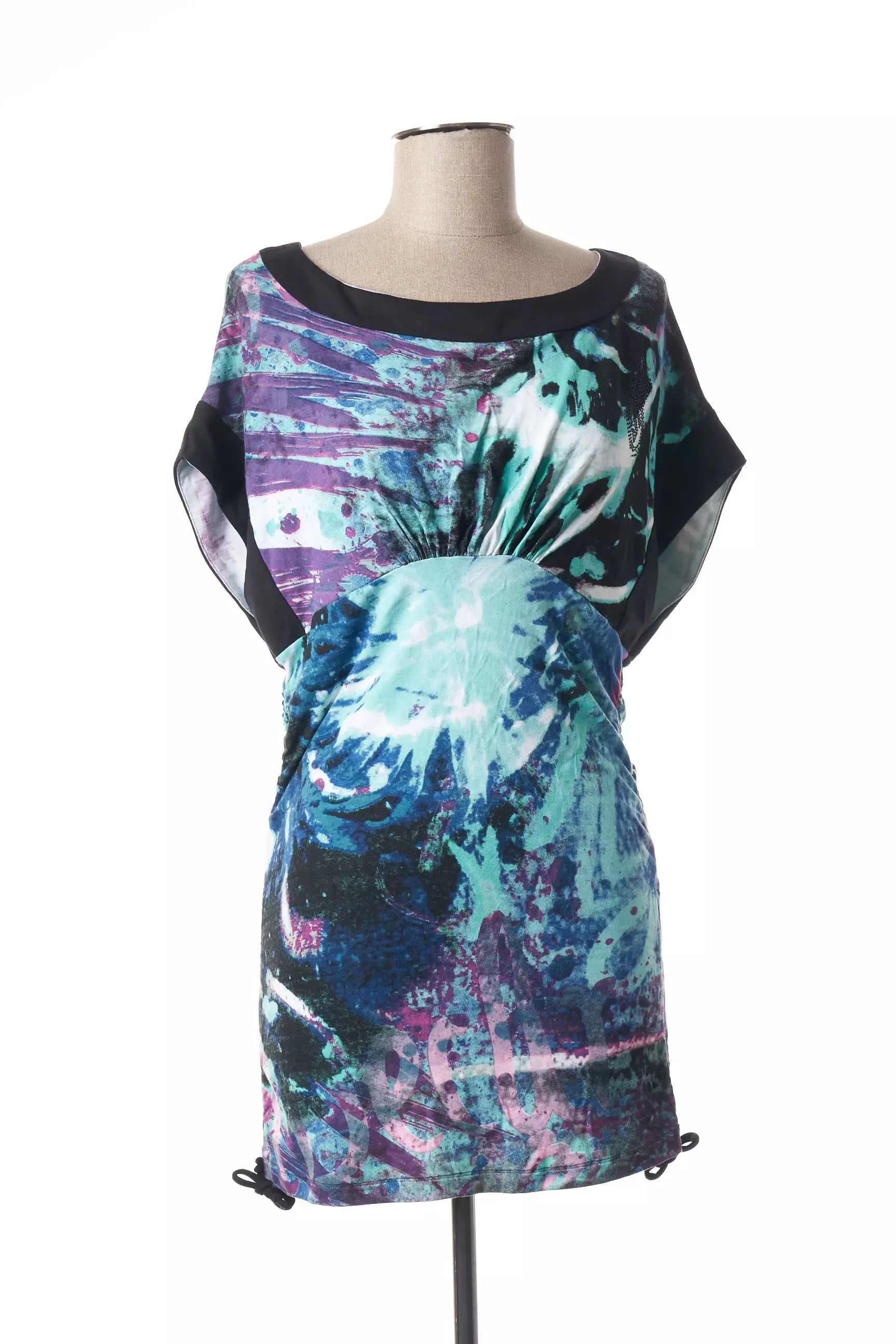 Sidecar Tuniquemanchecourte Femme couleur bleu