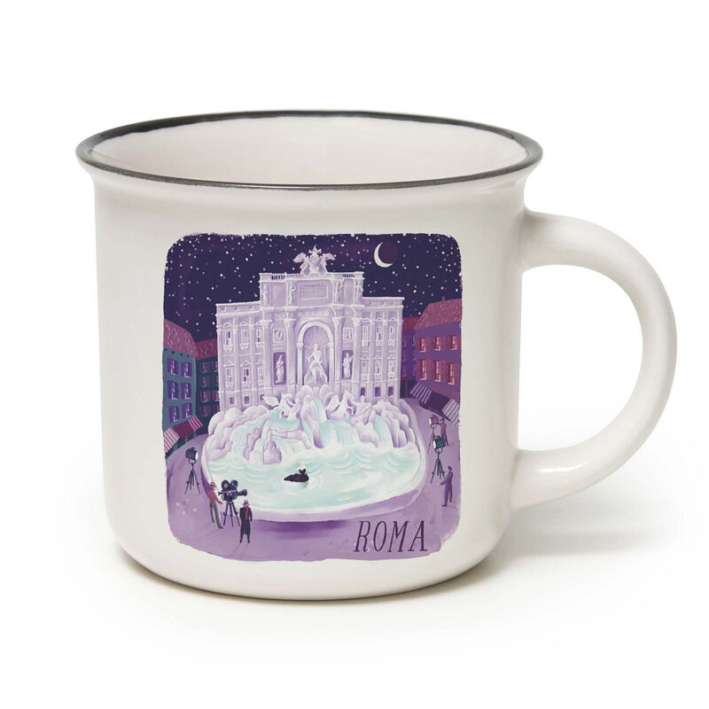 Xícara de porcelana - Cup-Puccino - Coleção Cidades do Mundo