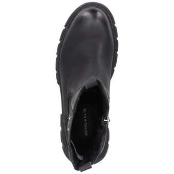 Tom Tailor Chelsea Stiefelette in schwarz