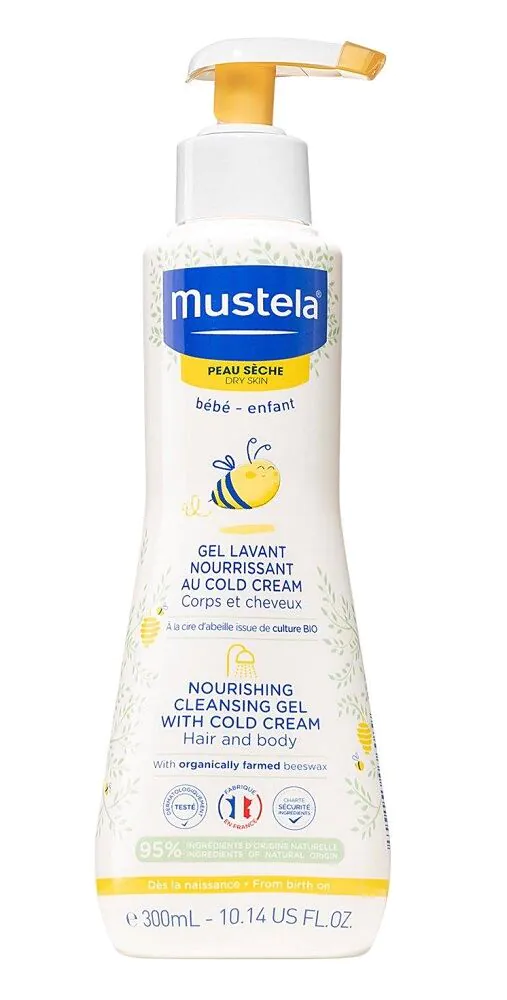 Mustela Bebe hranjivi gel za čišćenje lica s hladnom kremom