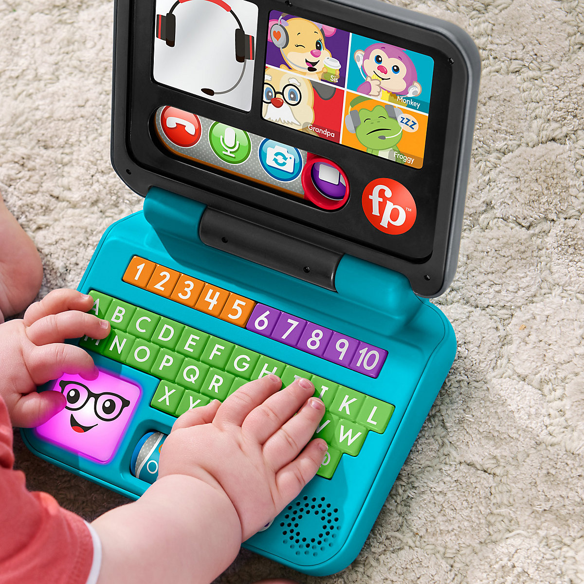Fisher-Price Lernspaß Homeoffice Laptop Elektronisches Babyspielzeug (deutsche Edition)