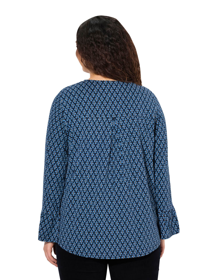 Ulla Popken Longsleeve in marine günstig kaufen 58-60