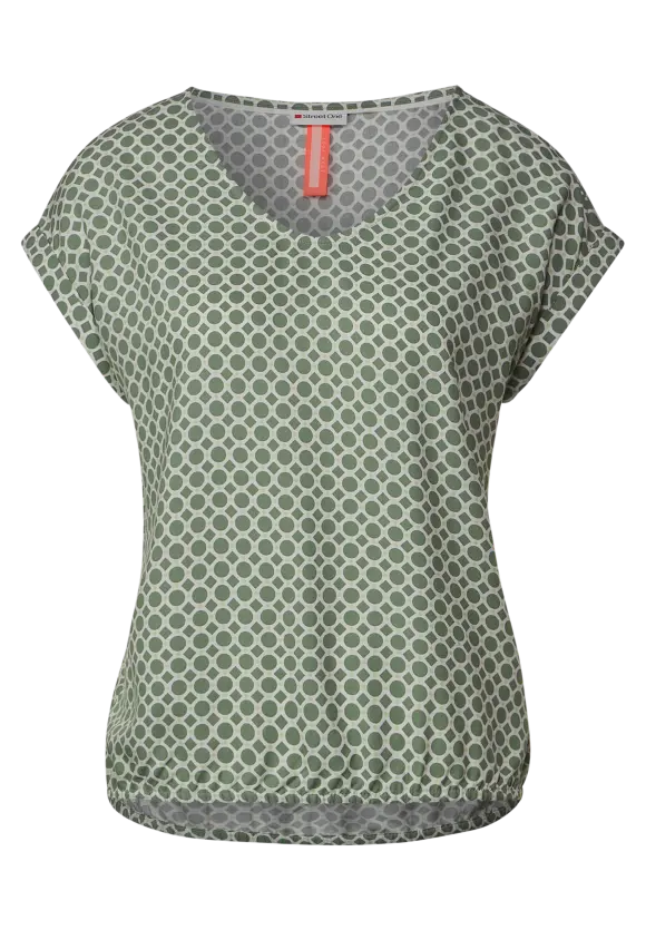 Street One Viskose Bluse mit Muster
