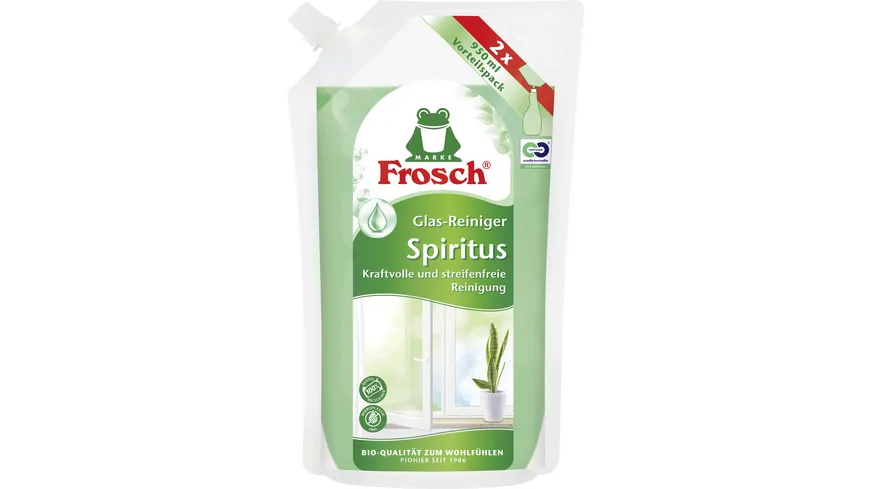 Frosch Spiritus Glas-Reiniger Nachfüllbeutel 950 ml