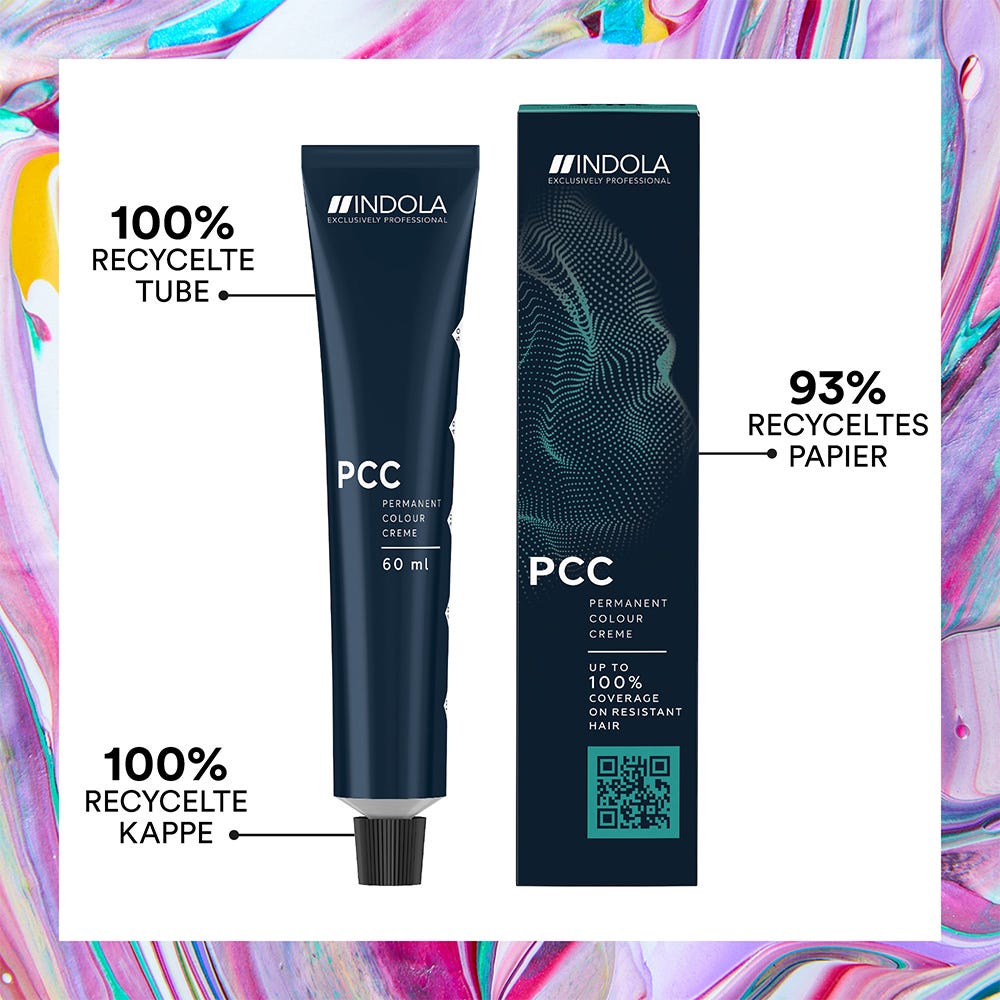 Indola PCC Permanente Haarfarbe Intensive Deckkraft 5.0+ Hellbraun 60 ml