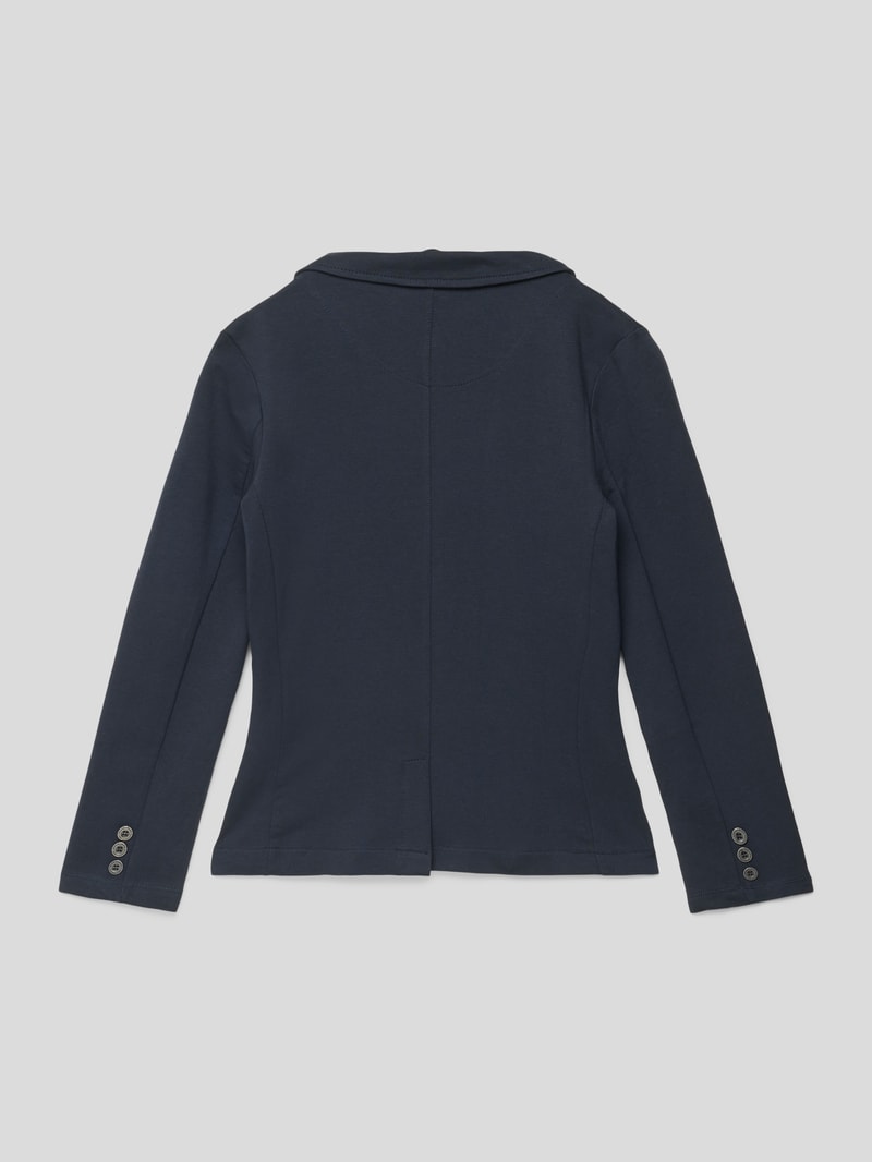 Blazer mit Reverskragen Modell 'festlich' in marineblau