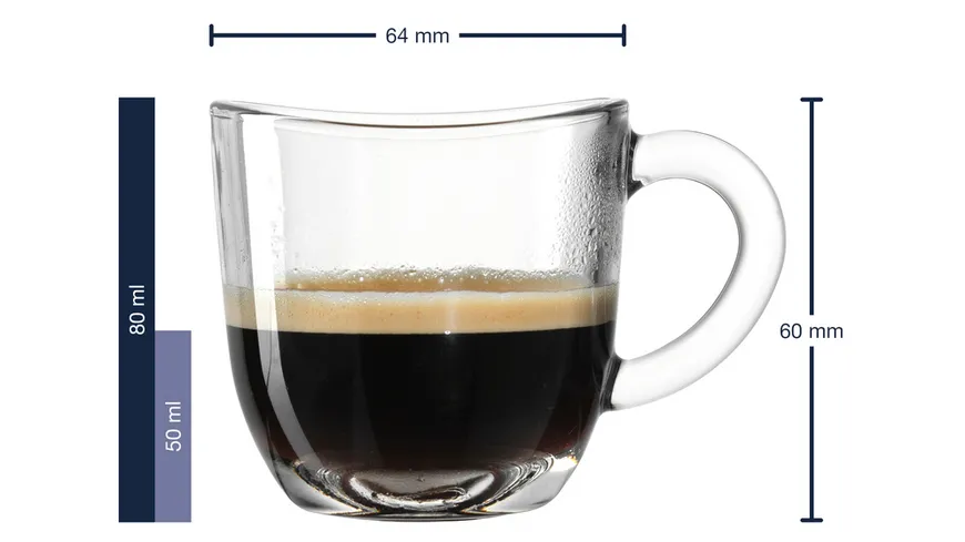 LEONARDO Tasse Napoli 80ml