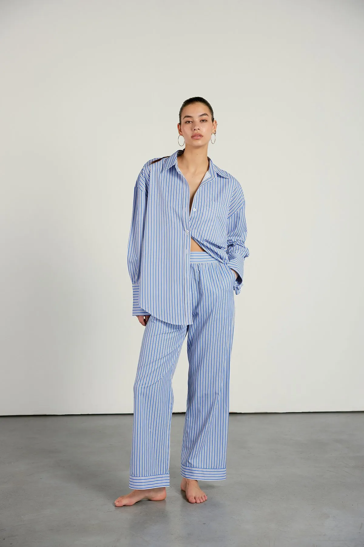 VATKALI  Hose mit Streifenmuster