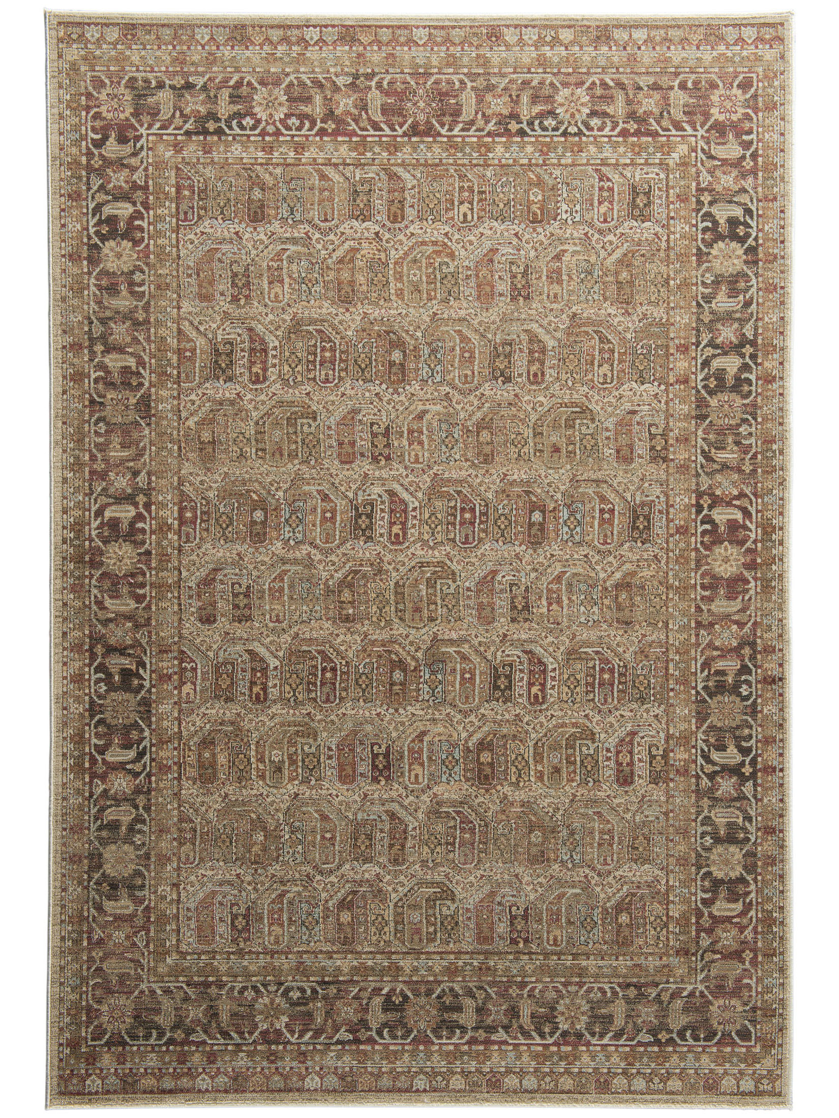 Mahan Vintage-Teppich, Taupe