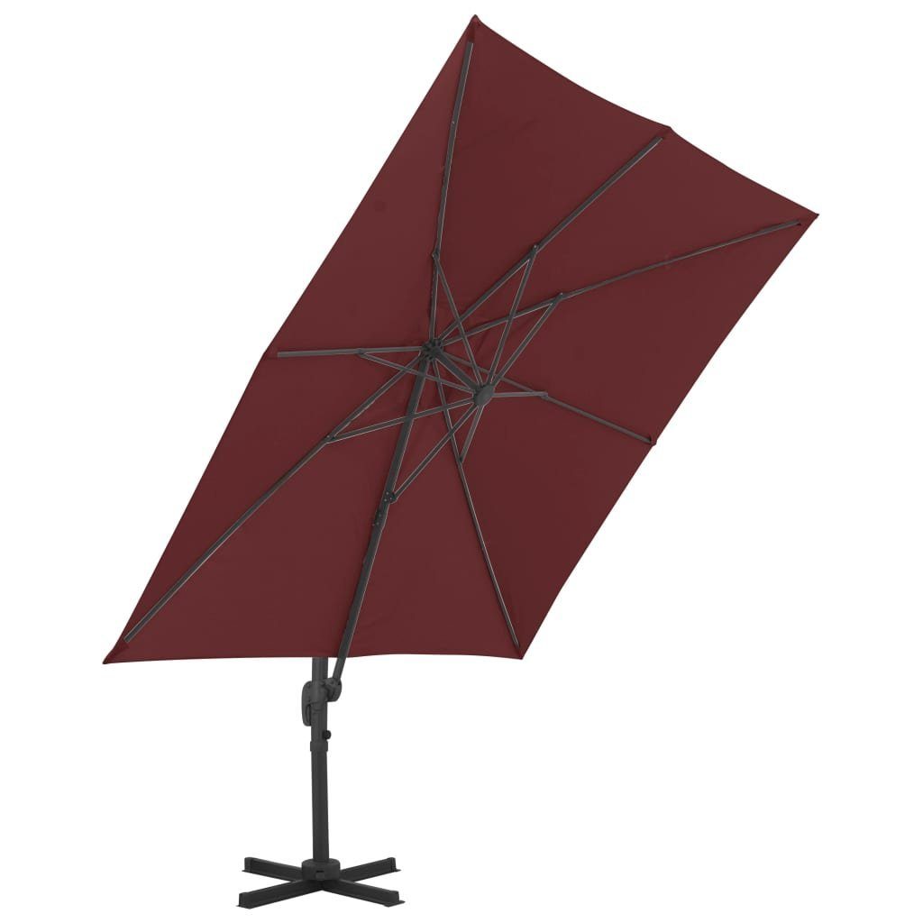 DOTMALL Sonnenschirm Ampelschirm mit Fußpedal,360° drehbar,400x300 cm (L x B)