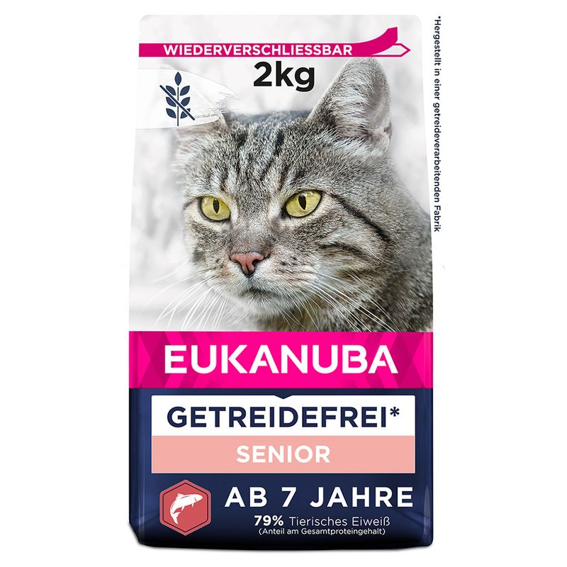 Eukanuba Senior Grain Free Reich an Lachs zu TOP-Preisen | bitiba