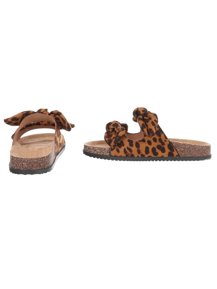 Ital-Design Sandale & Sandalette in Braun und Beige günstig kaufen