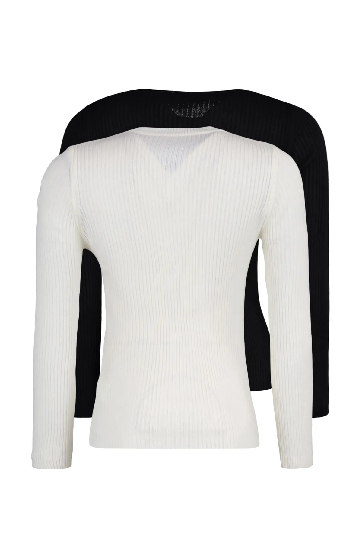 Trendyol Collection  Schwarz-weißer Strickpullover