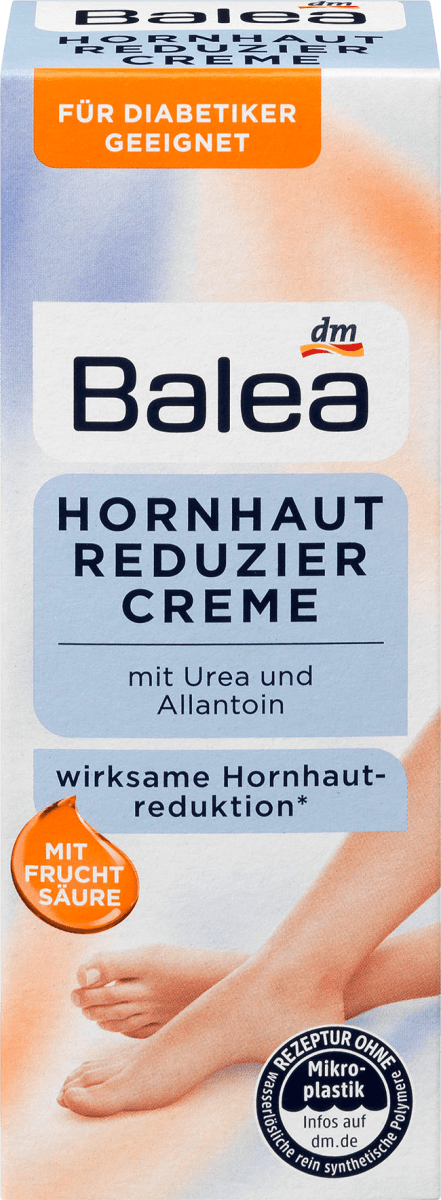Fußcreme, Hornhaut Reduzier Creme mit Urea & Allantoin, 50 ml