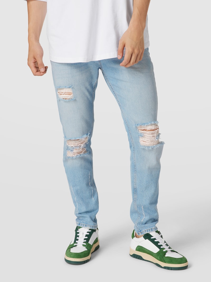 Skinny Fit Jeans mit Stretch-Anteil in hellblau