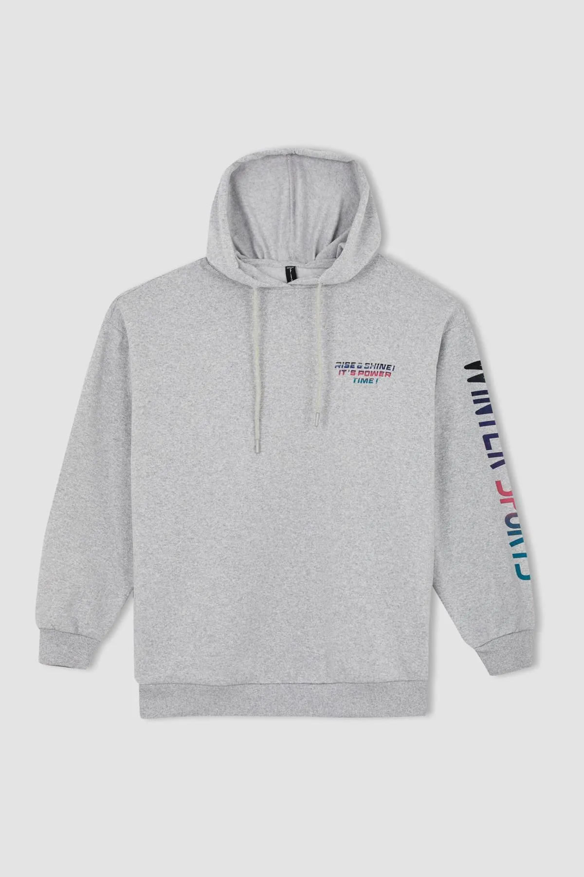 DeFacto  Weiches, flauschiges Sweatshirt mit Kapuze in Oversize-Passform