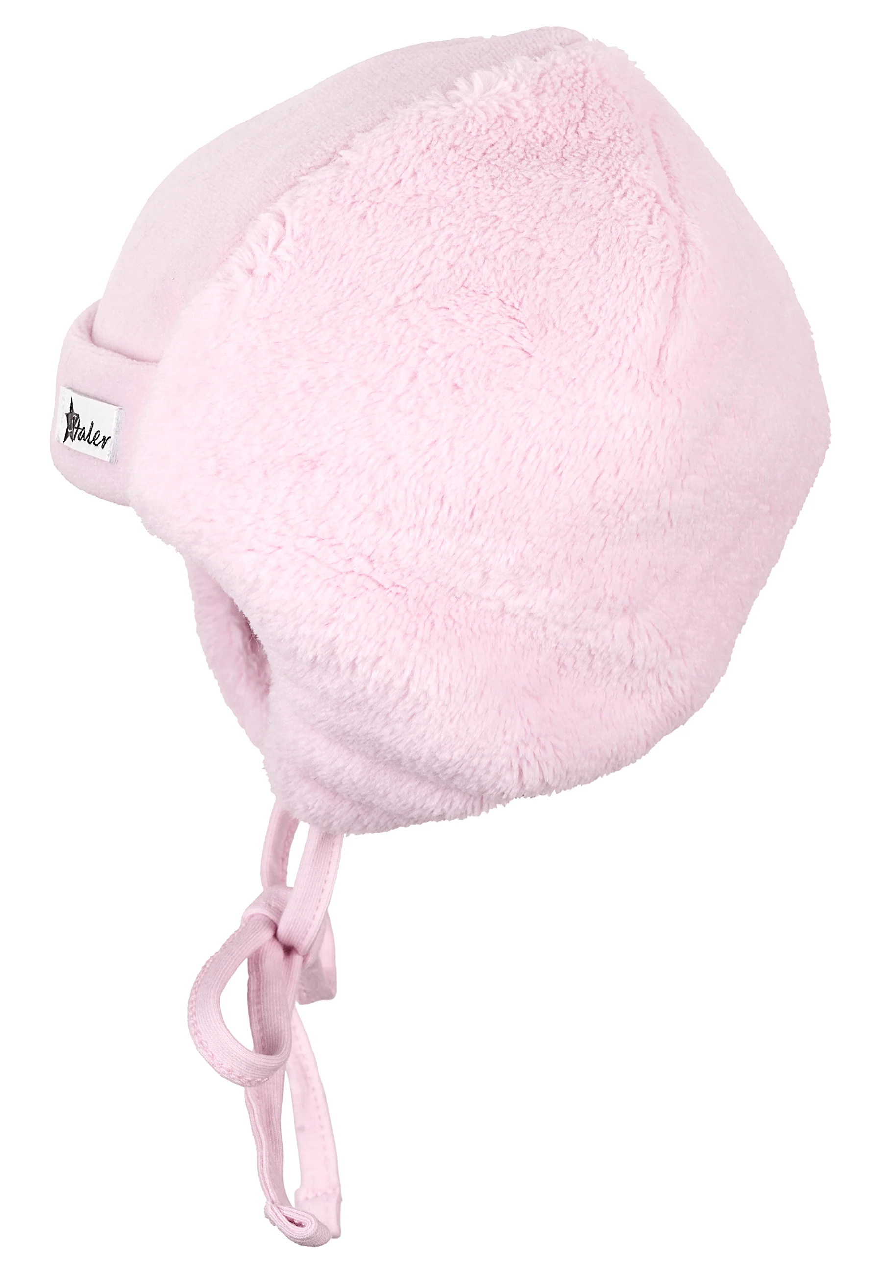 Mütze Erstlingsgröße in Hellgrau, Rosa oder Ecru