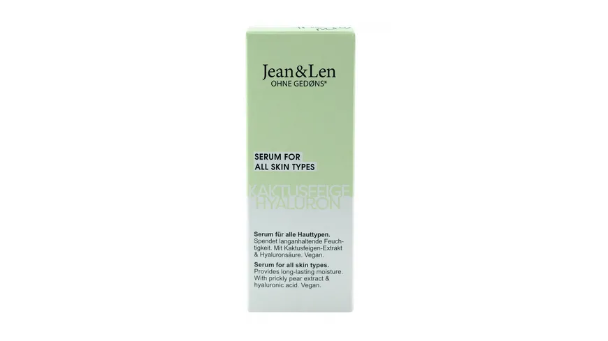 Jean&Len Feuchtigkeitsspendendes Serum Kaktusfeige/Hyaluron 30 ml