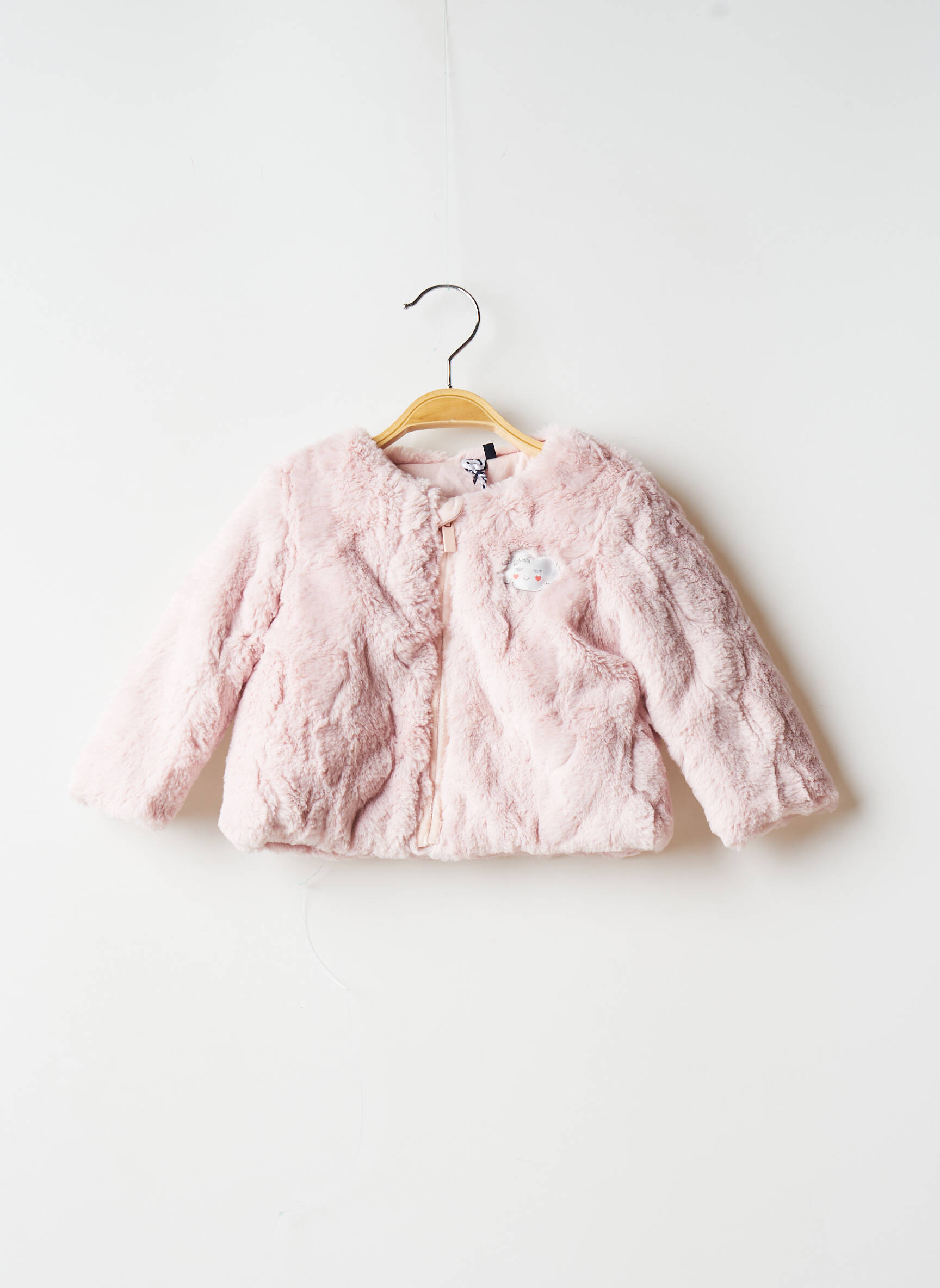 3 Pommes Manteaux Courts Fille couleur rose