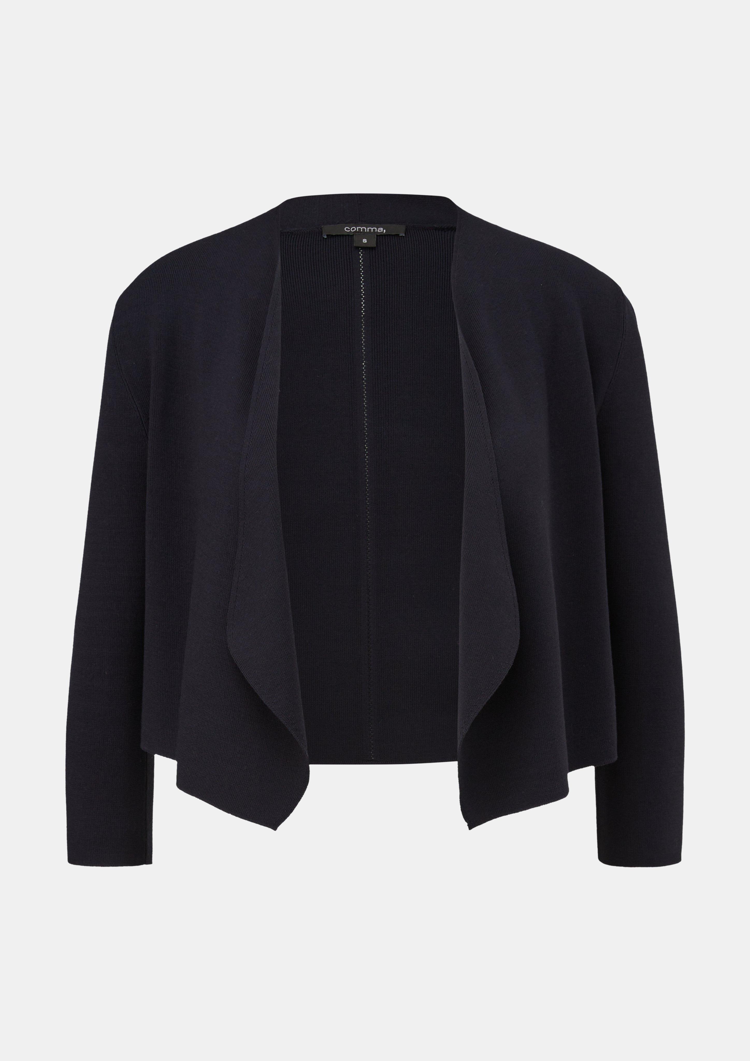 Strickjacke aus Viskosemix - navy