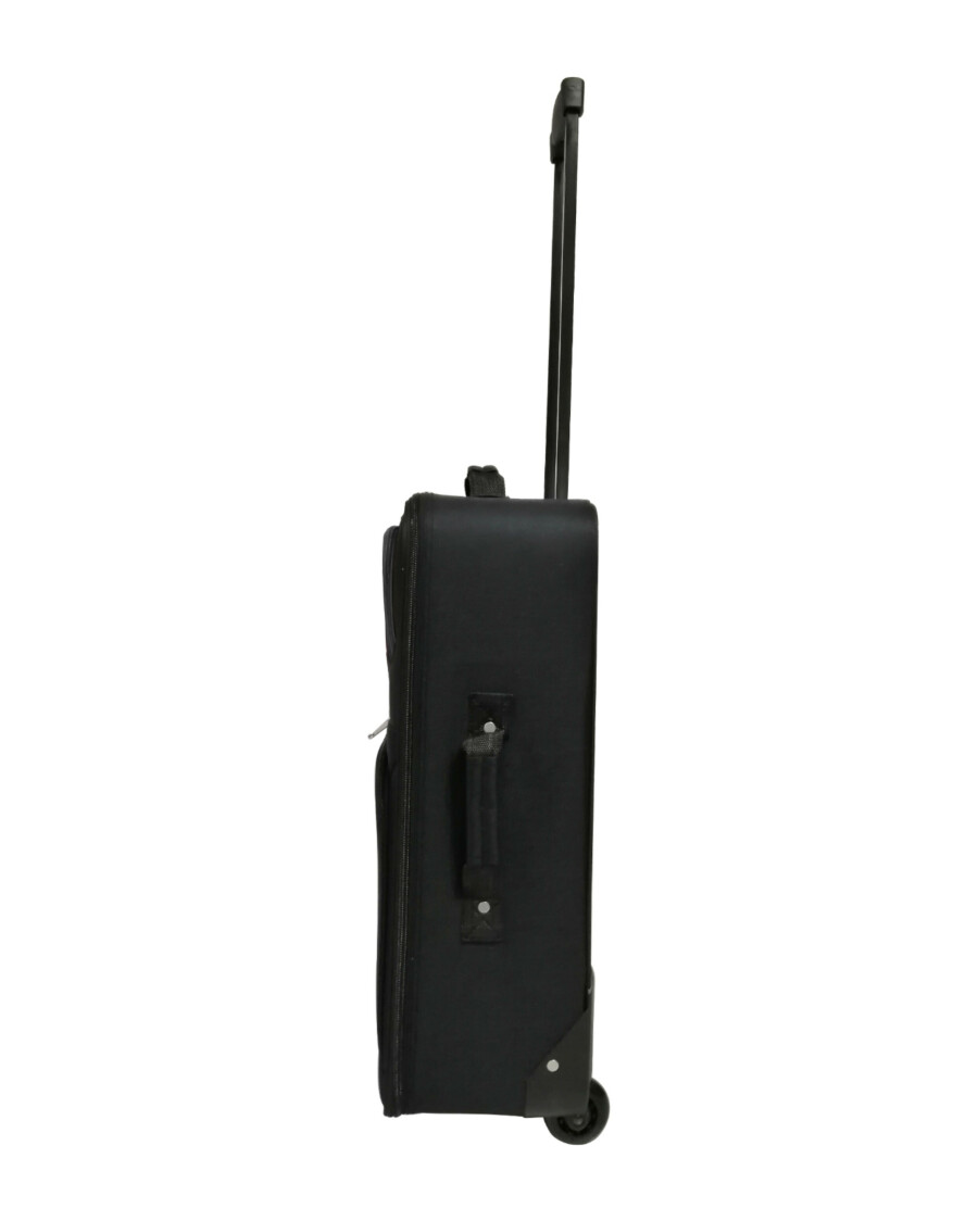 Schwarzer Stoffkoffer