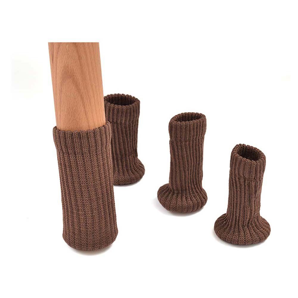 CTGtree Stuhlsocke Stuhlbeinsocke Möbel Socken Anti-Rutsch Wollsocken Hocker, (16 St)