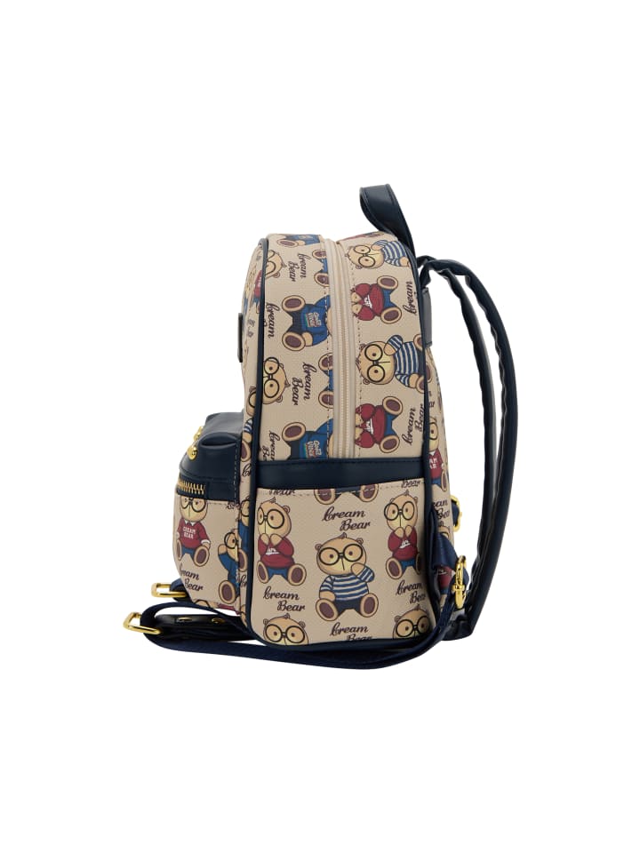 myMo Backpack Backpack in Beige Blue günstig kaufen onesize