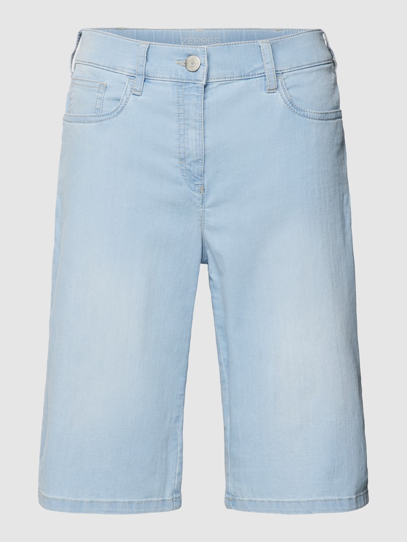 Bermudas im 5-Pocket-Design Modell 'GRETA' in hellblau