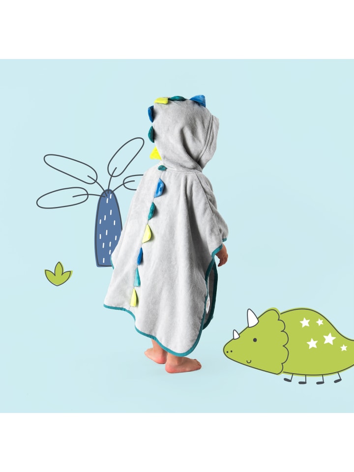 Schlummersack Frottee Badeponcho in Grau günstig kaufen 1-3 Jahre